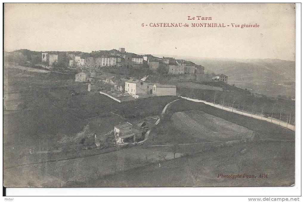 CASTELNAU DE MONTMIRAL - Vue Générale - Castelnau De Montmirail