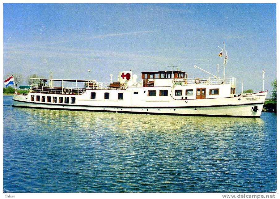 Motorschip 'Prins Maurits', Schip, Schiff, Boat, Bateau - Croix-Rouge