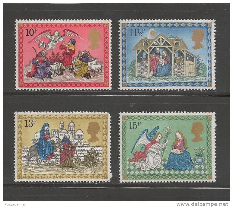 UNITED KINGDOM 1979 Mint Never Used Stamp(s) Christmas (4 Highest Values) Nrs. 812=816 - Nuovi