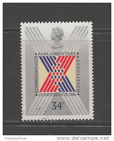 UNITED KINGDOM 1986 Mint Never Used Stamp(s) Stylized Cross On Ballot Paper Nr. 1083 - Ongebruikt