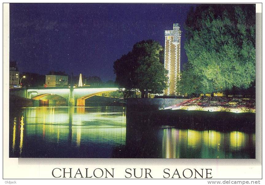CHALON-sur-SAÔNE Les Bords De La Saône Illuminés - Chalon Sur Saone