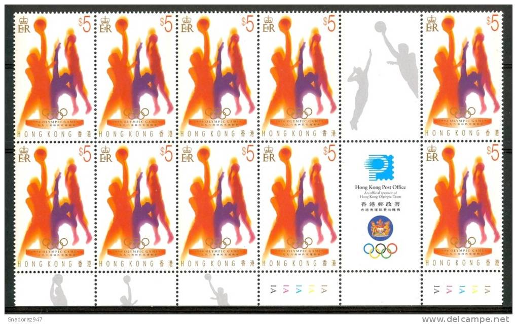 1996 Hong Kong "Atlanta 96" Olimpiadi Olympic Games Jeux Olympiques Set MNH** Vedi 4 Scans - Gr - Summer 1996: Atlanta