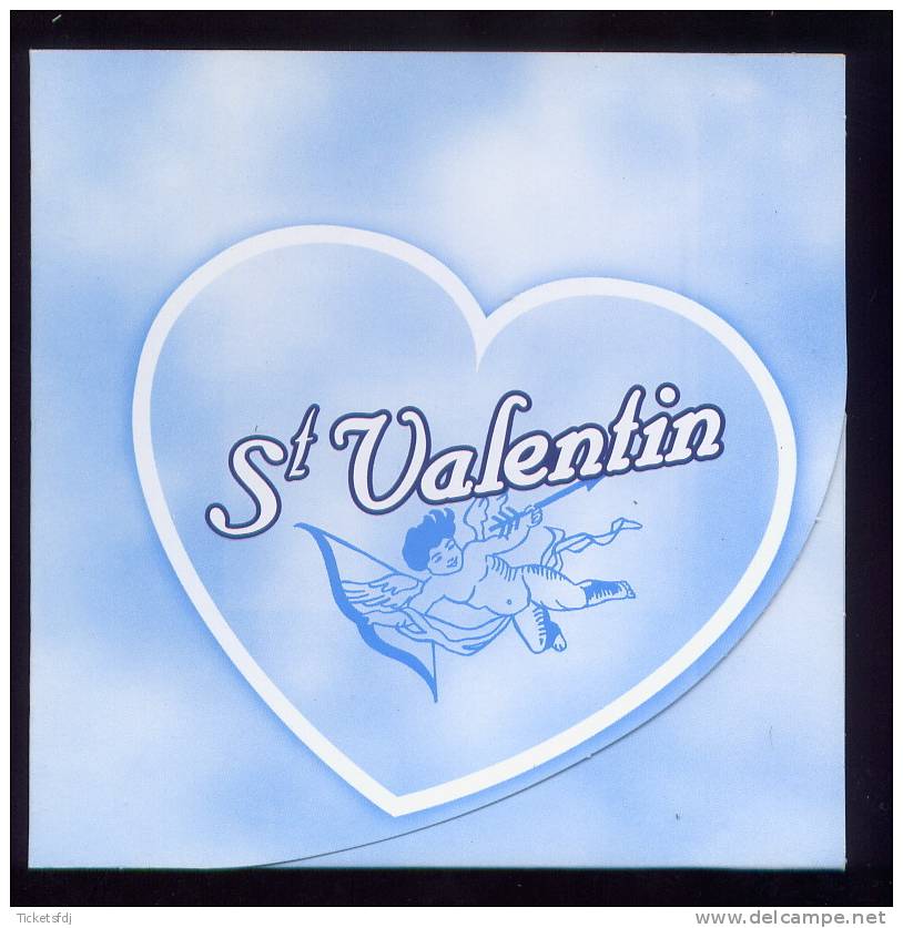 FRANCAISE DES JEUX - ST VALENTIN 75001 - Pochette Bleue - Billets De Loterie