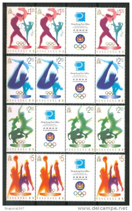 1996 Hong Kong "Atlanta 96" Olimpiadi Olympic Games Jeux Olympiques Set MNH** B550 - Ete 1996: Atlanta