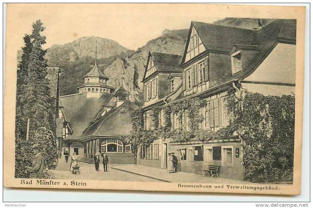 ALLEMAGNE MUNFTER UNE RUE - Bad Muenster A. Stein - Ebernburg