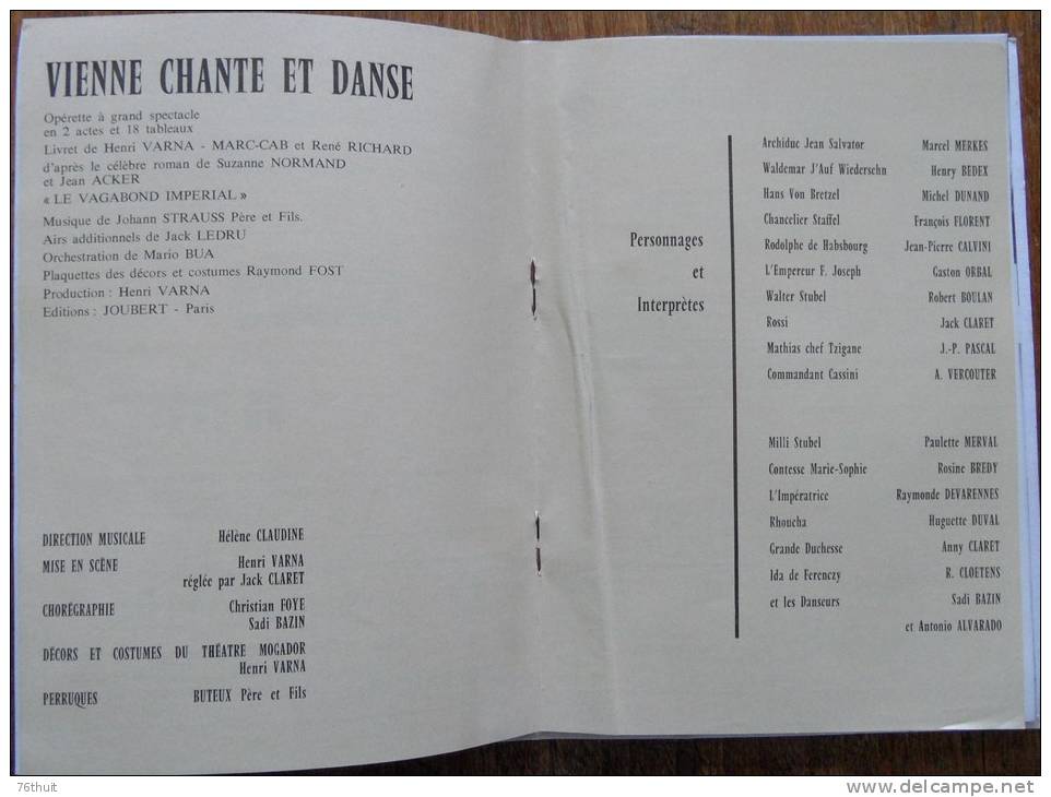 Saison 1969-1970 - Théâtre Des Arts - Rouen - H. Varna - Vienne Chante Et Danse - Merkes & Merval - Programmi