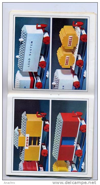 LEGO SYSTEM  Février 1968 LIVRE D' IDEES 80 Pages REALISATIONS VILLES, AEROPORT, DOCKS, CIRCUITS TRAINS / Voir  PHOTOS - Catalogues
