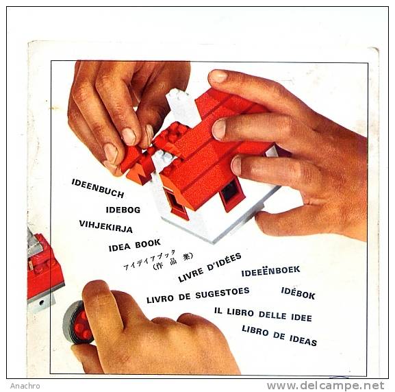 LEGO SYSTEM  Février 1968 LIVRE D' IDEES 80 Pages REALISATIONS VILLES, AEROPORT, DOCKS, CIRCUITS TRAINS / Voir  PHOTOS - Catalogues