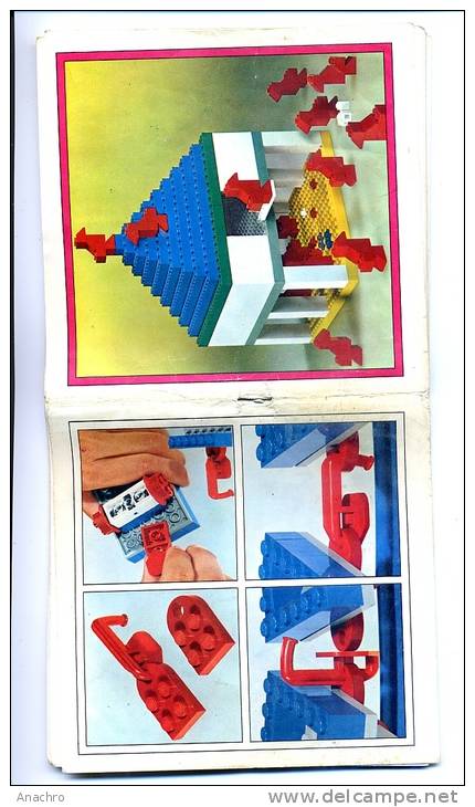 LEGO SYSTEM  Février 1968 LIVRE D' IDEES 80 Pages REALISATIONS VILLES, AEROPORT, DOCKS, CIRCUITS TRAINS / Voir  PHOTOS - Catalogs