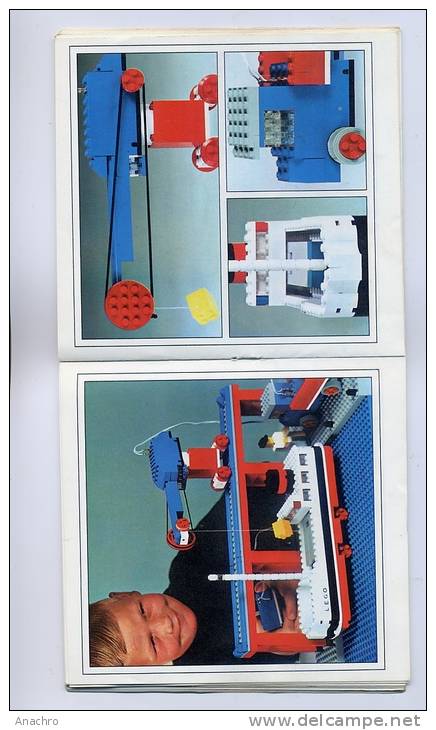 LEGO SYSTEM  février 1968 LIVRE D' IDEES 80 pages REALISATIONS VILLES, AEROPORT, DOCKS, CIRCUITS TRAINS / Voir  PHOTOS