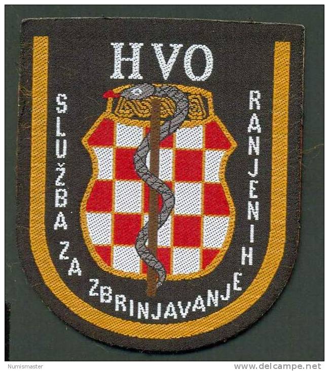 BOSNIA , HVO , MEDICINE UNIT - Stoffabzeichen