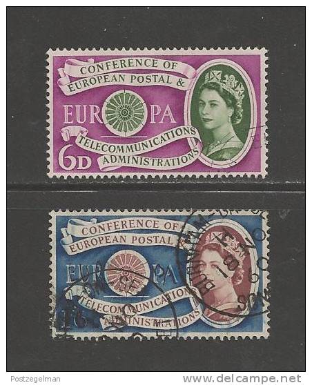 UK 1960 Used Stamp(s) Europa 341-342 - Used Stamps