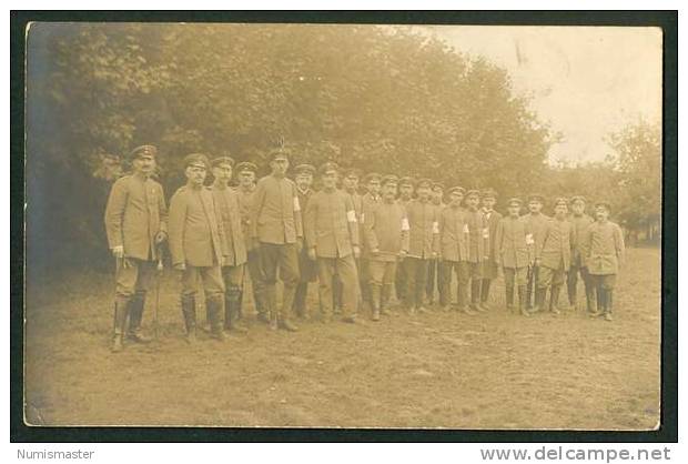 WWI , GERMANY RED CROSS POSTCARD , REAL PHOTO 1915 - Croix-Rouge