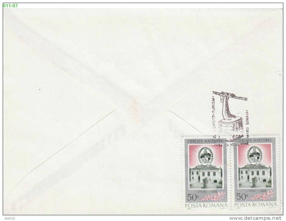 ROMANIA, 1976, Philatelic Fair Sinaia 1986, Cover, Sc. 2693 - Covers & Documents