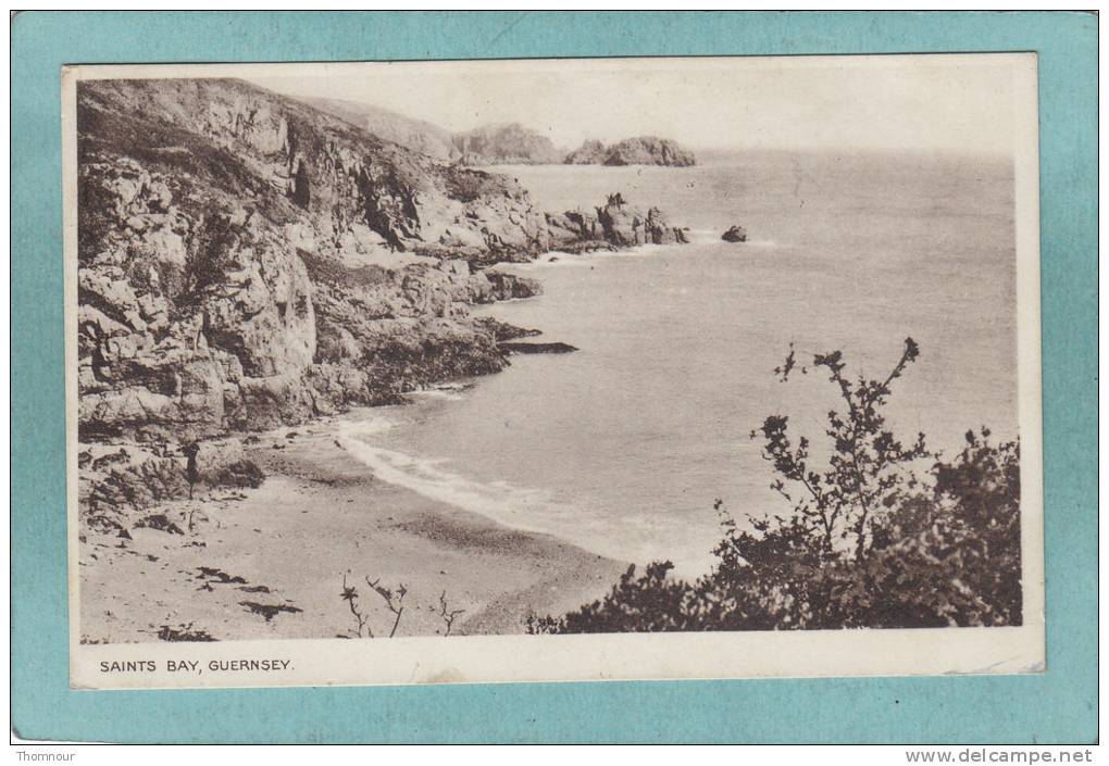 GUERNSEY  - SAINTS BAY  -  1938  -  BELLE CARTE  - - Guernsey