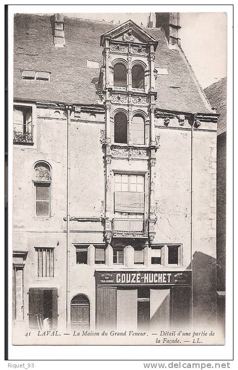 41 LAVAL - La Maison Du Grand Veneur - Détail D'une Partie De La Façade - LL - Laval