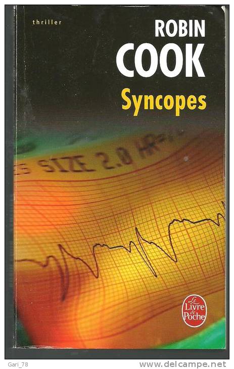 Robin COOK Syncopes - Roman Noir
