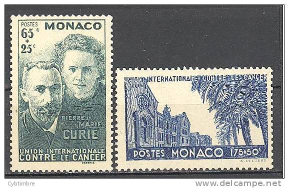 Monaco: Yvert N° 167/8**; MNH, Curie; Voir Scan; A Profiter Je Liquide !!! - Autres & Non Classés