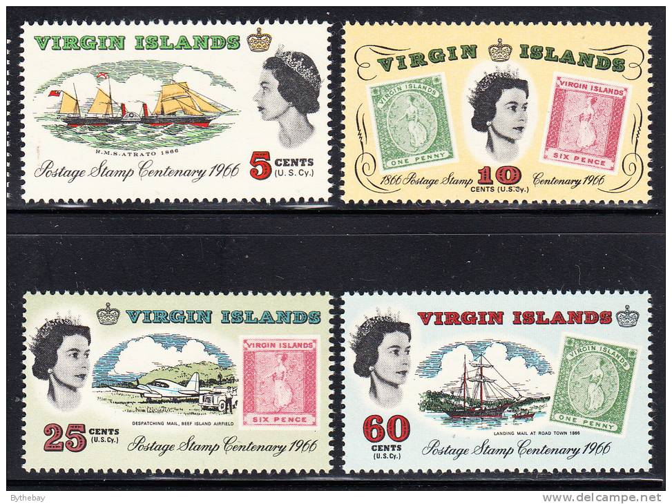 British Virgin Islands MNH Scott #169-#172 Centenary Of Virgin Islands Postage Stamps - British Virgin Islands