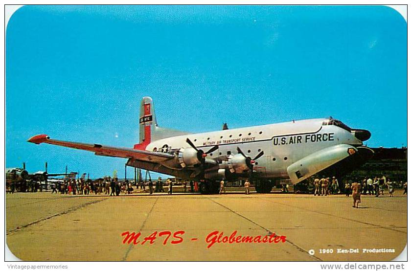 180156-Delaware, Dover, Air Force Base, Douglas C124 Globemaster Airplane - Dover