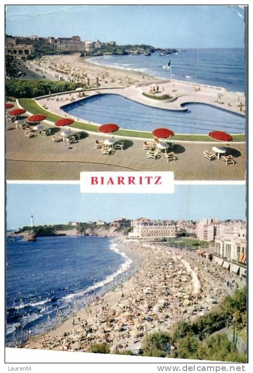 (101) Biarritz Piscine - Swimming Pool + Phare - Schwimmen