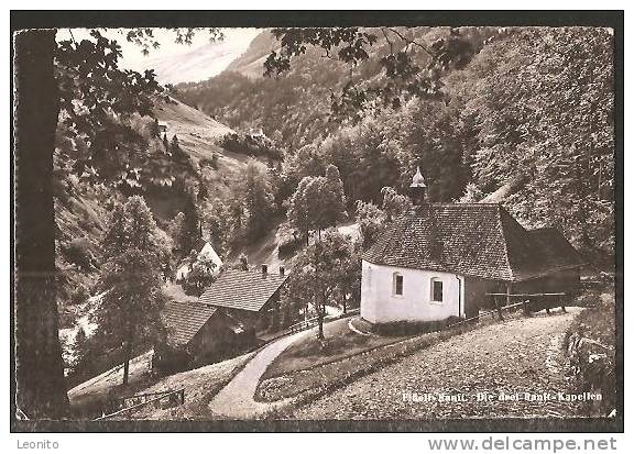 Die Drei RANFT KAPELLEN Gasthaus SCHLÜSSEL Sachseln 1950 - Sachseln