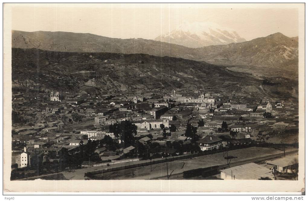 BOLIVIE - PHOTO DE LA PAZ  1921 - Bolivië