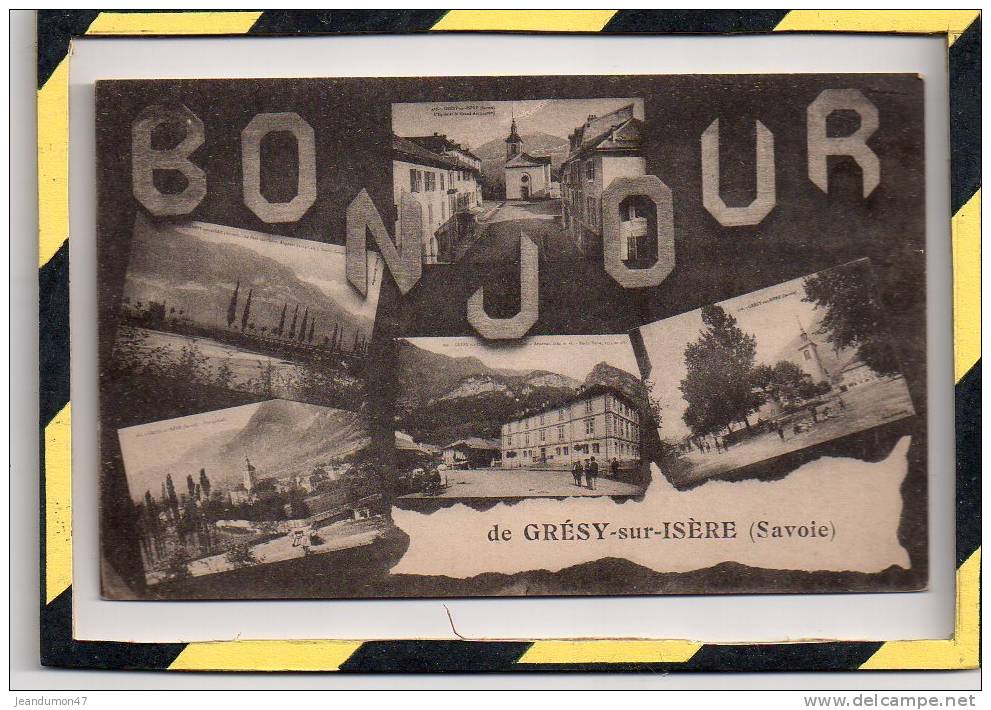 GRESY-sur-ISERE. - . BONJOUR. MULTIVUES - Gresy Sur Isere