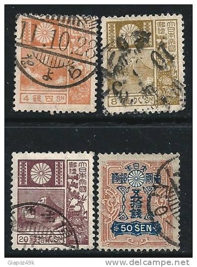 ● JAPAN 1929 - Ordinaria - N.° 202 . . . Usati - Fil. A - Cat. ? € - Lotto N. 432 - Gebraucht