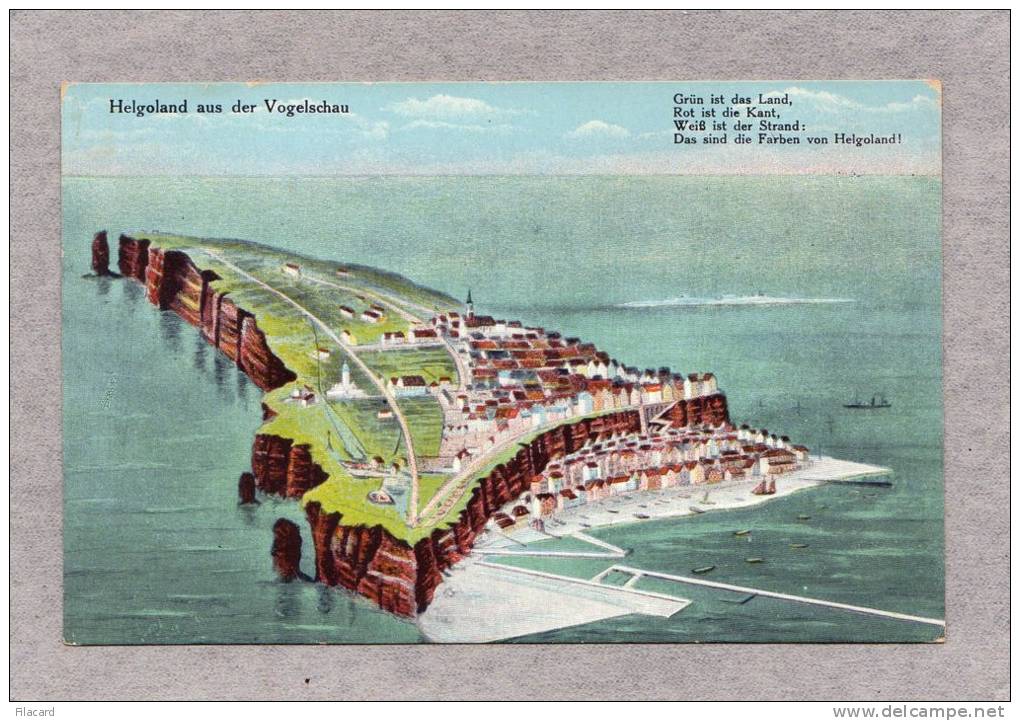 27970   Germania,    Helgoland  Aus  Der  Vogelschau,  NV  (scritta) - Helgoland