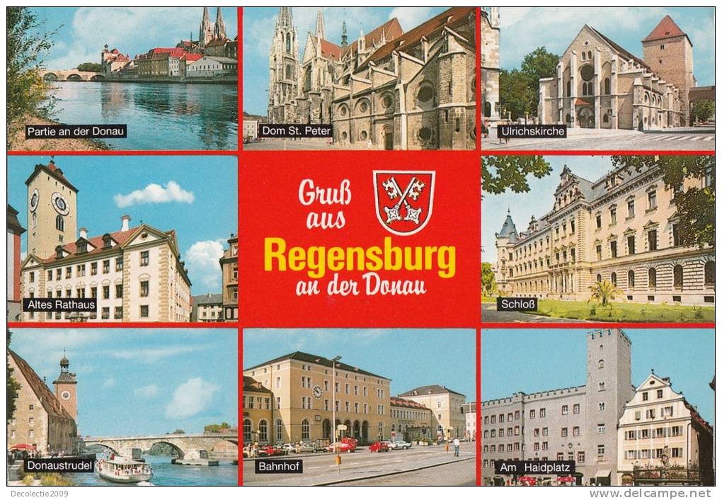 ZS31994 Germany Regensburg An Der Donau Multiviews Used Perfect Shape Back Scan At Request - Regensburg