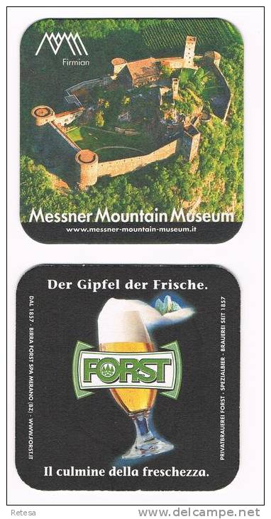 ITALIE  BIERVILTJE  FORST  MESSNER  MOUNTAIN  MUSEUM - Sous-bocks