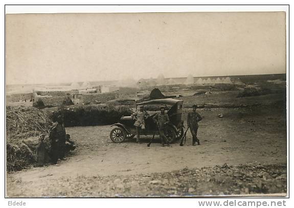 Palmyre  Soldiers With Auto Car Real Photo Edit Luigi Stironi Damas French Levant Troops - Syria