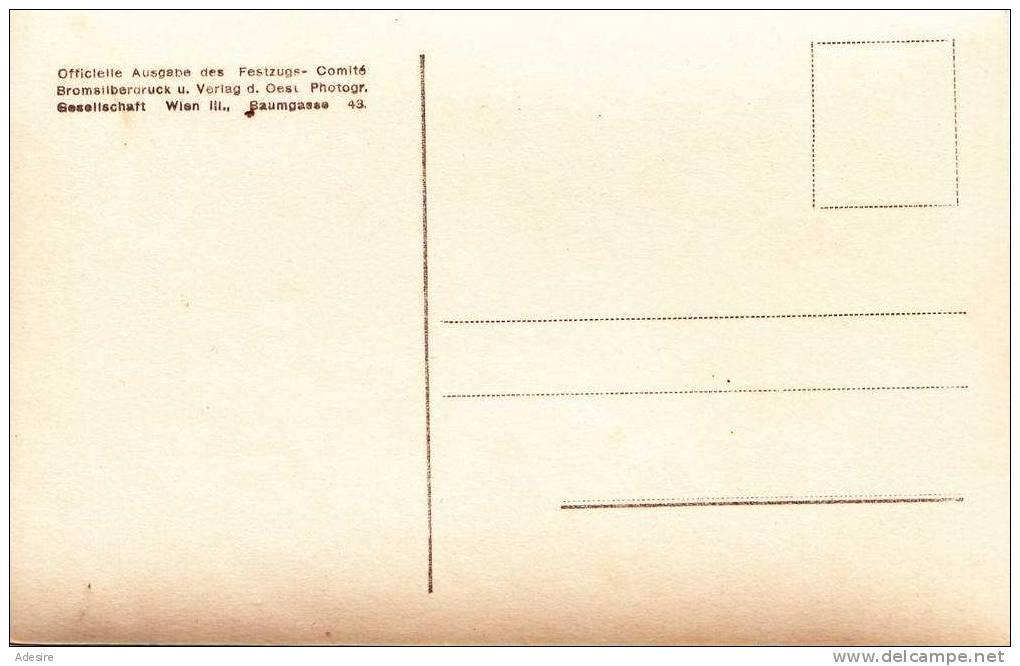 1920, Landsknechte (Türkenbelagerung Im Jahr 1529), Karte Vom Festzugs-Comitè-Wien III), Gute Erhaltung - Geschichte