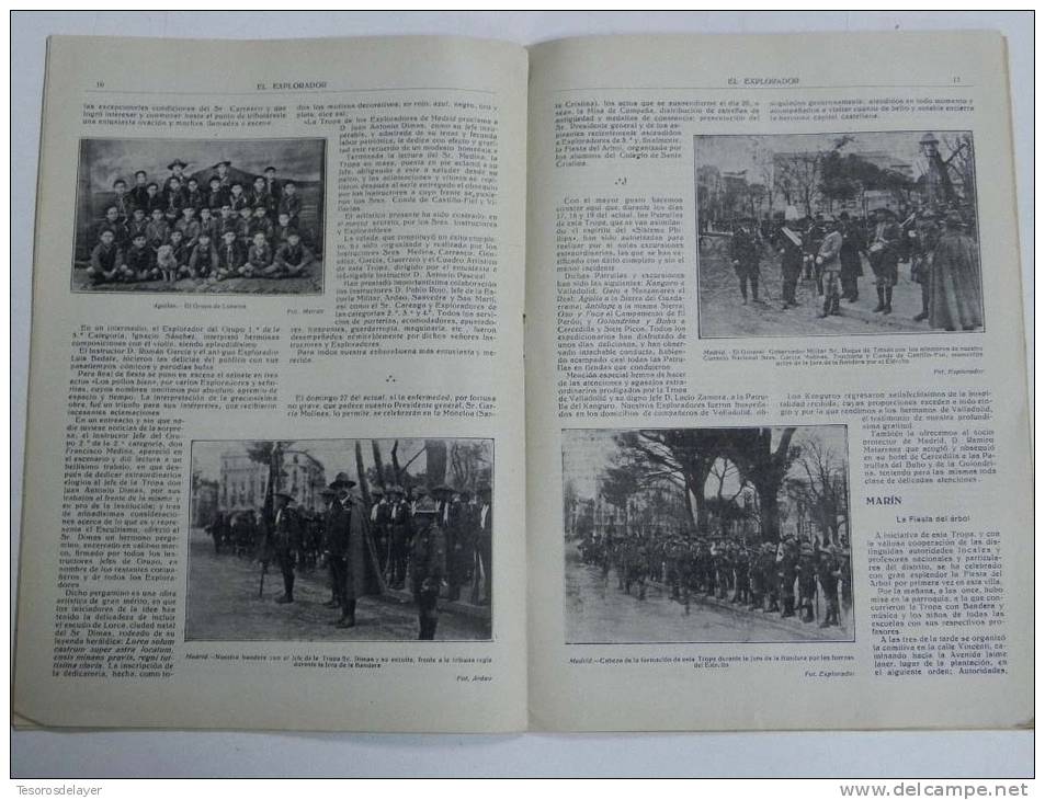 ANTIGUA REVISTA EL EXPLORADOR, BOYS SCOUTS, SCOUTING, SCOUTISME, ESCULTISMO ORGANO DE LA INSTITUCION NACIONAL DE LOS EXP - Documentos Históricos