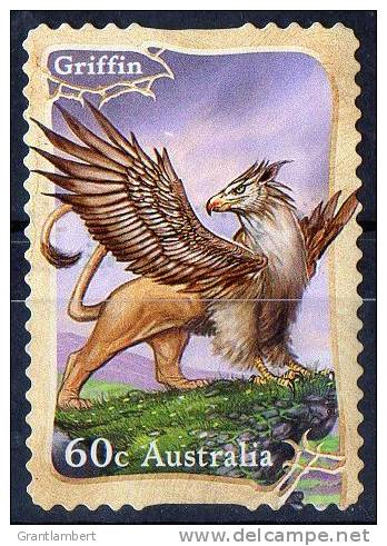 Australia 2011 Mythical Creatures 60c Griffin Self-adhesive Used - Oblitérés