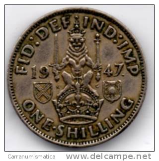 GRAN BRETAGNA 1 SHILLING 1947 - I. 1 Shilling