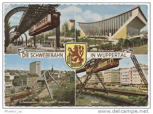 GERMANY - WUPPERTAL, Die Schwebebahn, 1966. - Wuppertal