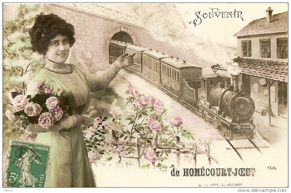 Carte Postale Ancienne De HOMECOURT - Homecourt