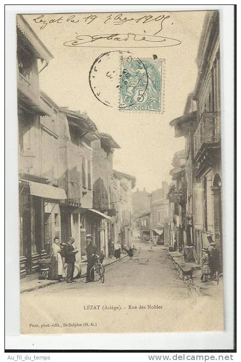 LEZAT , RUE DES NOBLES - Lezat Sur Leze