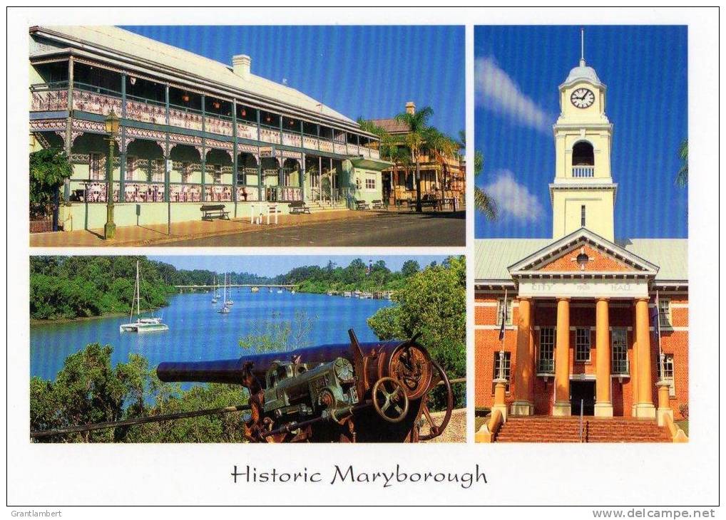 Historic Maryborough Multiview, Queensland, Banksia Images Q350 Unused 17 X 12 Cm - Autres & Non Classés