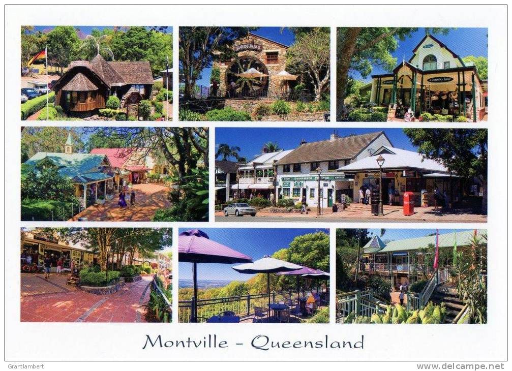 Montville Multiview, Sunshine Coast, Queensland, Banksia Images Q232 Unused 17 X 12 Cm - Autres & Non Classés