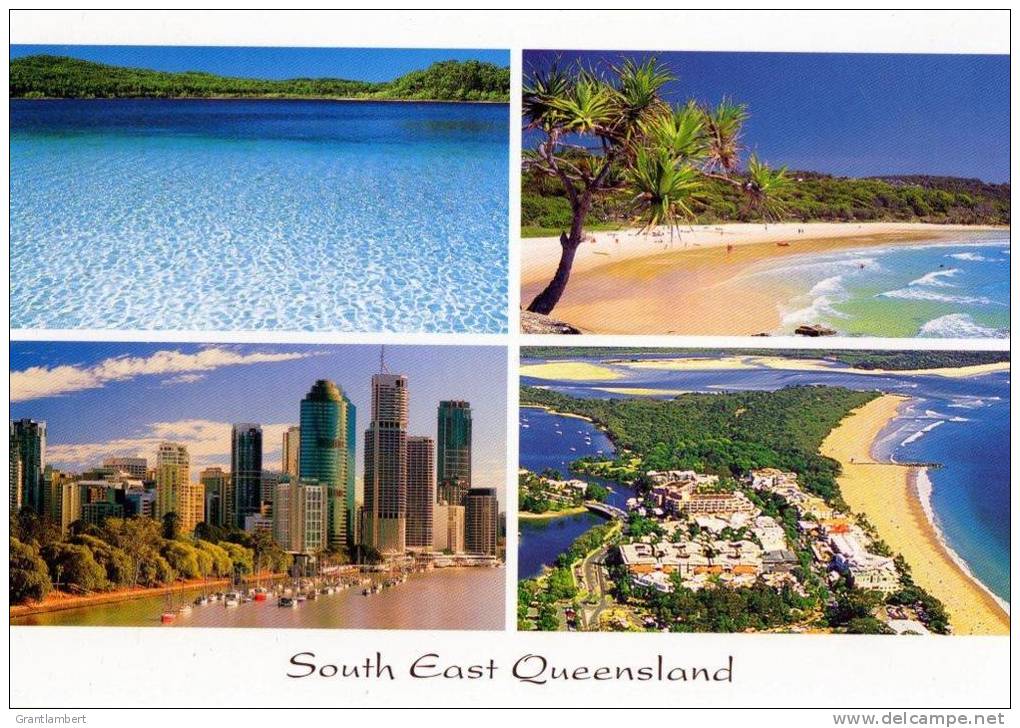 South East Queensland Multiview, Banksia Images Q230 Unused 17 X 12 Cm - Autres & Non Classés
