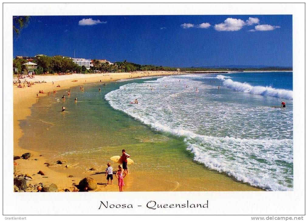 Noosa Main Beach, Queensland, Banksia Images Q129 Unused 17 X 12 Cm - Autres & Non Classés