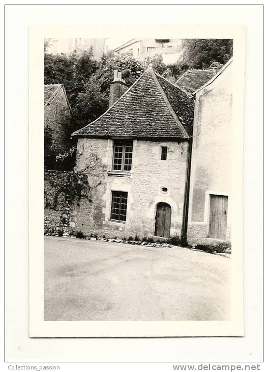 Photos, Lieux, Angles-sur-Anglin (86) - Maison Du Cardinal La Palue - 1963 - Dimension : Env. 10.5 X 6 Cm - Orte