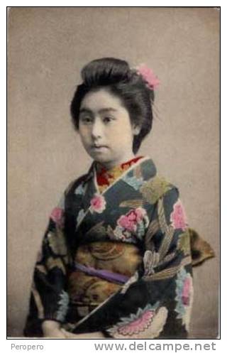 JAPAN JAPON   GEISHA   Old Postcard - Other & Unclassified