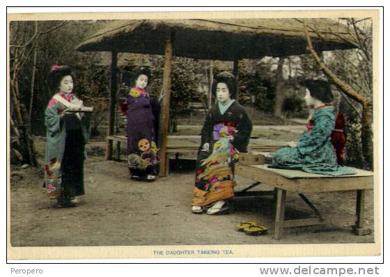 JAPAN JAPON   GEISHA   Old Postcard - Other & Unclassified