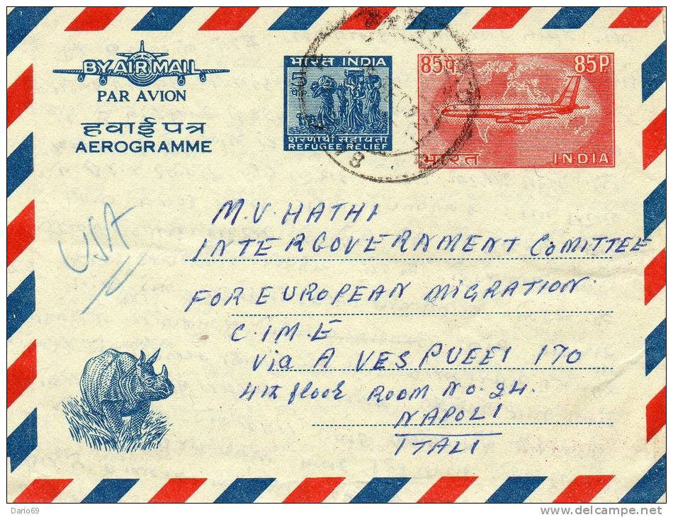 1972 LETTERA VIA AEREA - Lettres & Documents