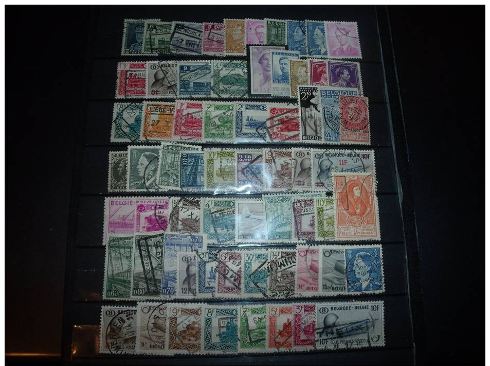 Small Lot Older Belgium Stamp Mint Used - Collections