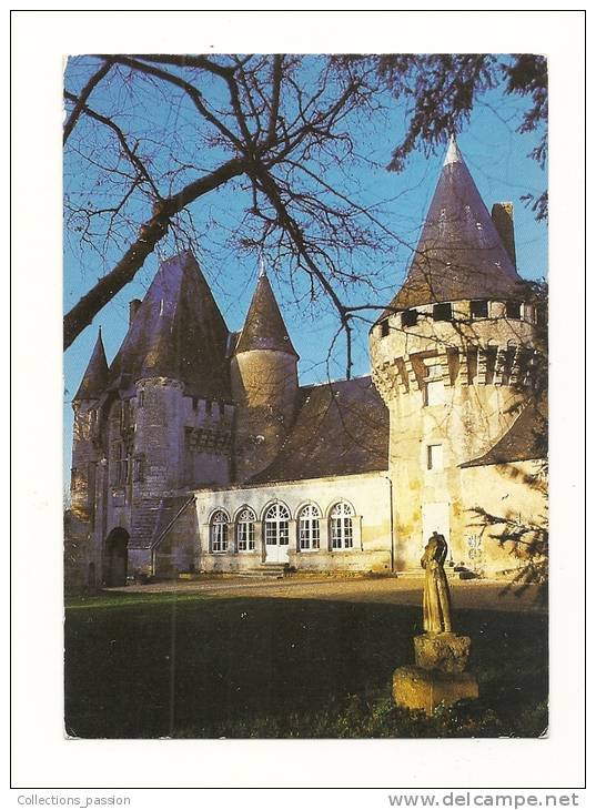 Cp, 79, Chef-Boutonne, Château De Javarzay, Voyagée 1984 - Chef Boutonne
